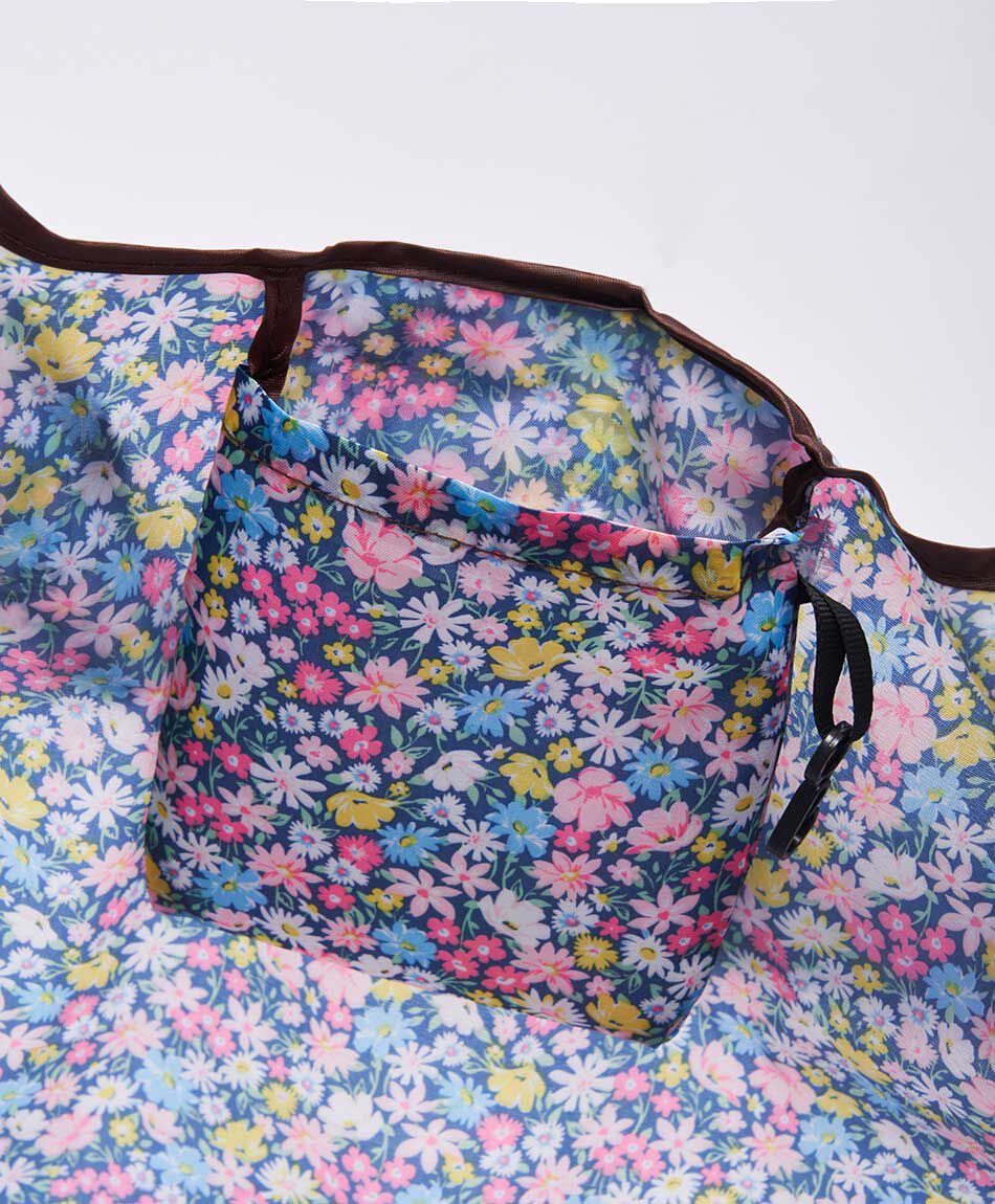 Bolsa compra floreada