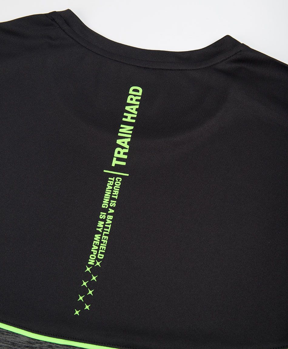 Remera deportiva hombre melange gris