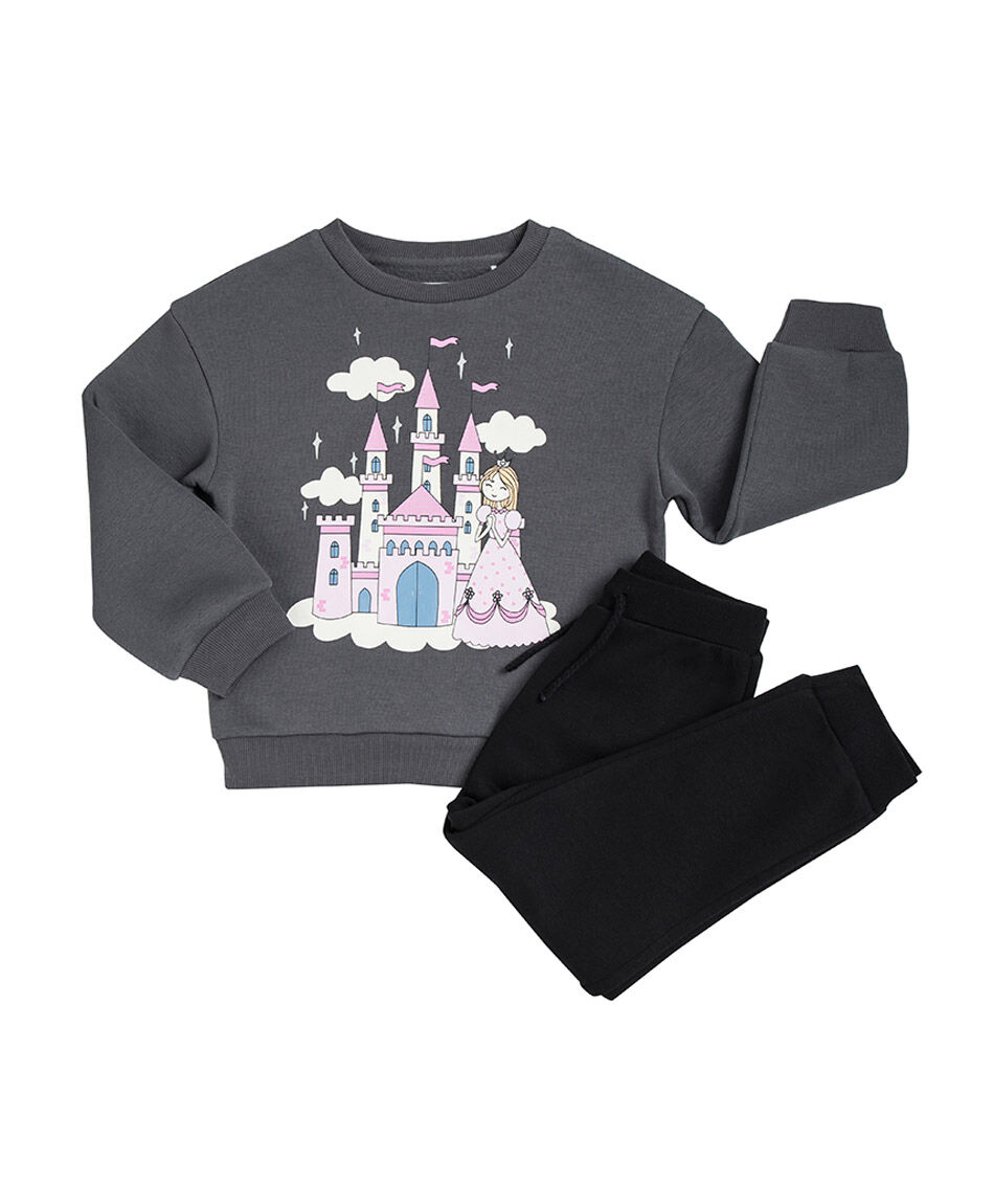 Set buzo beb&eacute; princesa