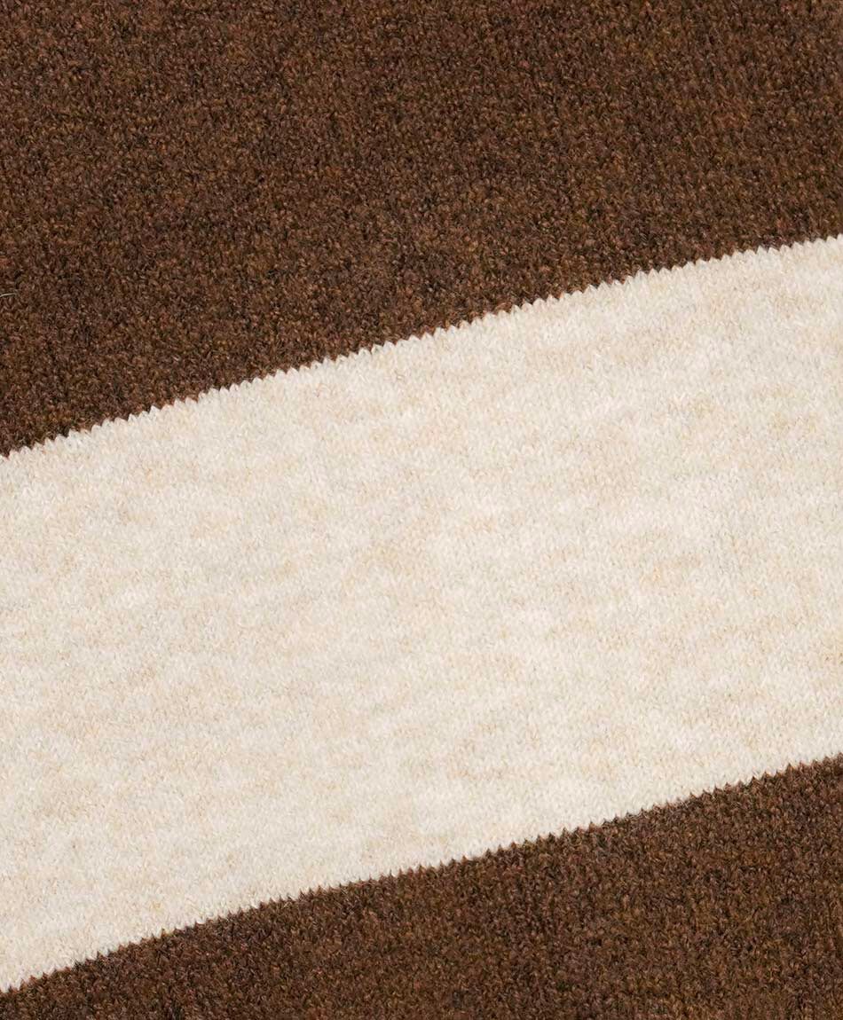 Sweater mujer bicolor brown