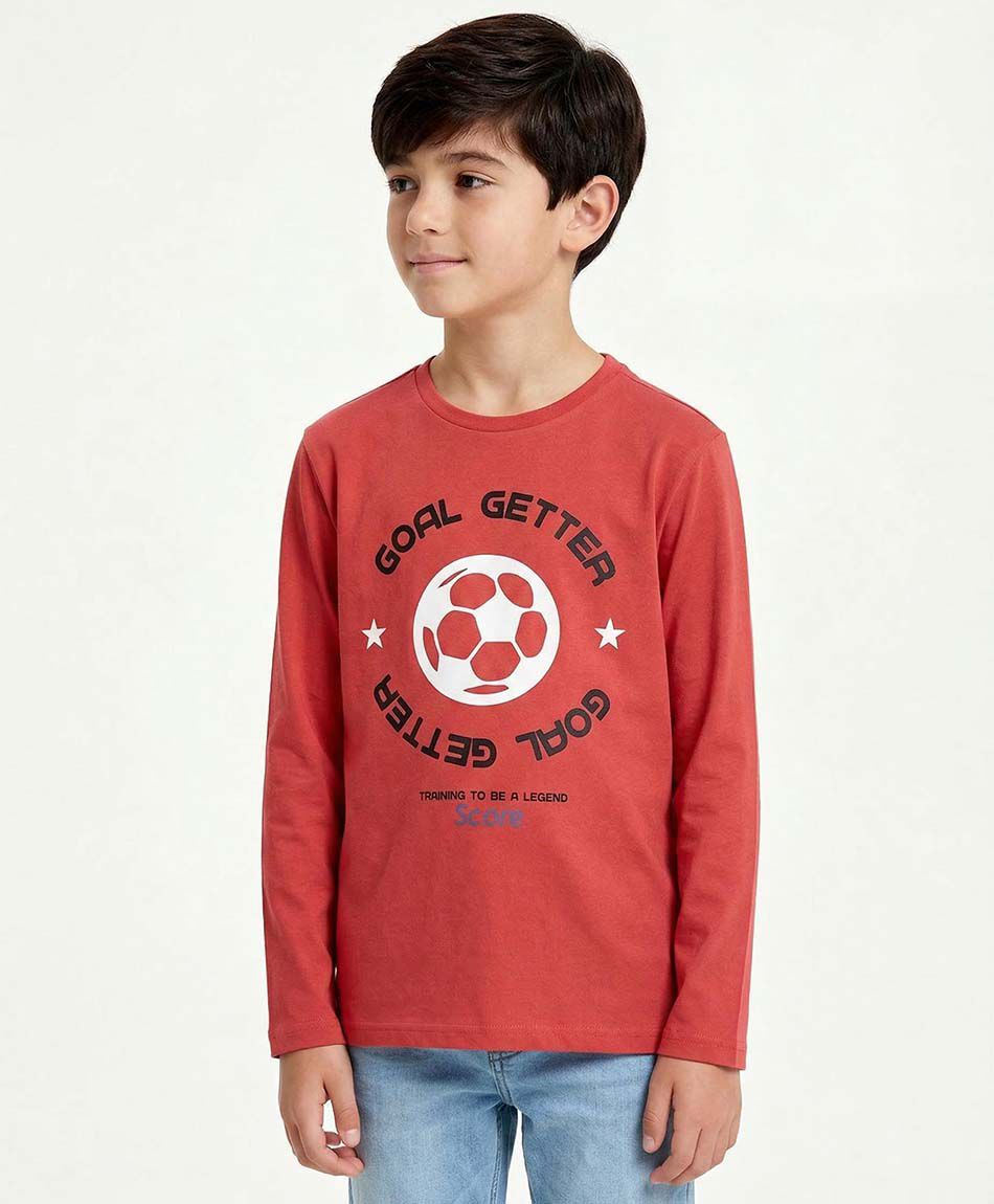 Remera ni&ntilde;o estampada deportes balones