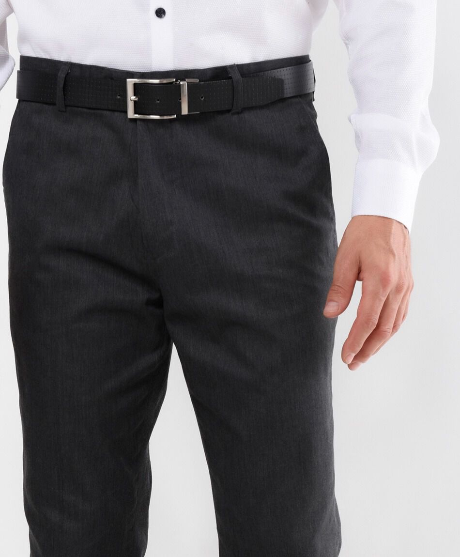 Pantal&oacute;n hombre cl&aacute;sico negro