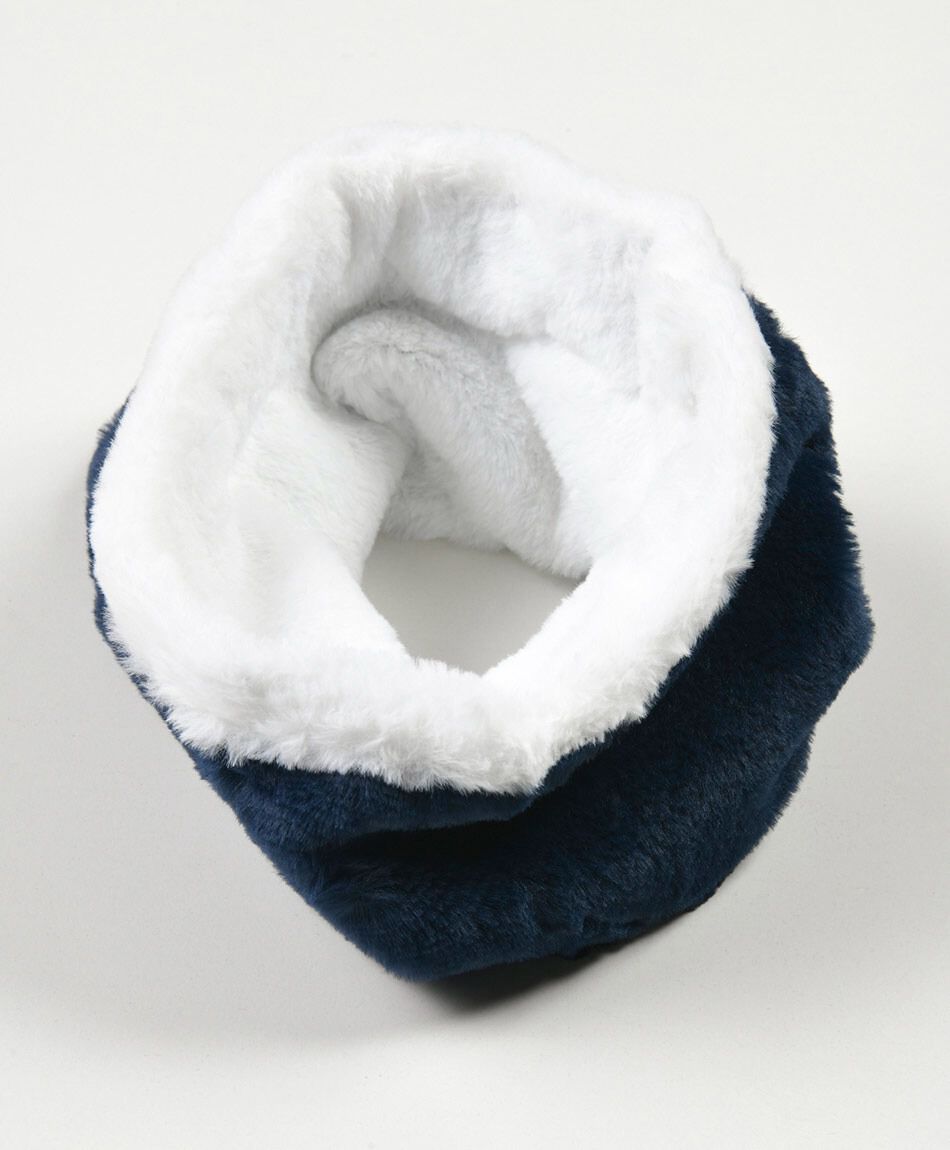 Cuello infanil forrado bicolor