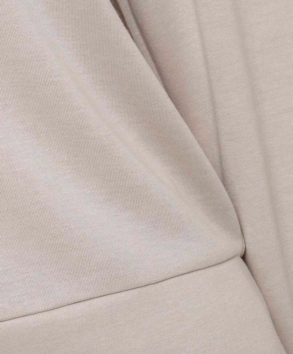 Buzo mujer cl&aacute;sico liso beige