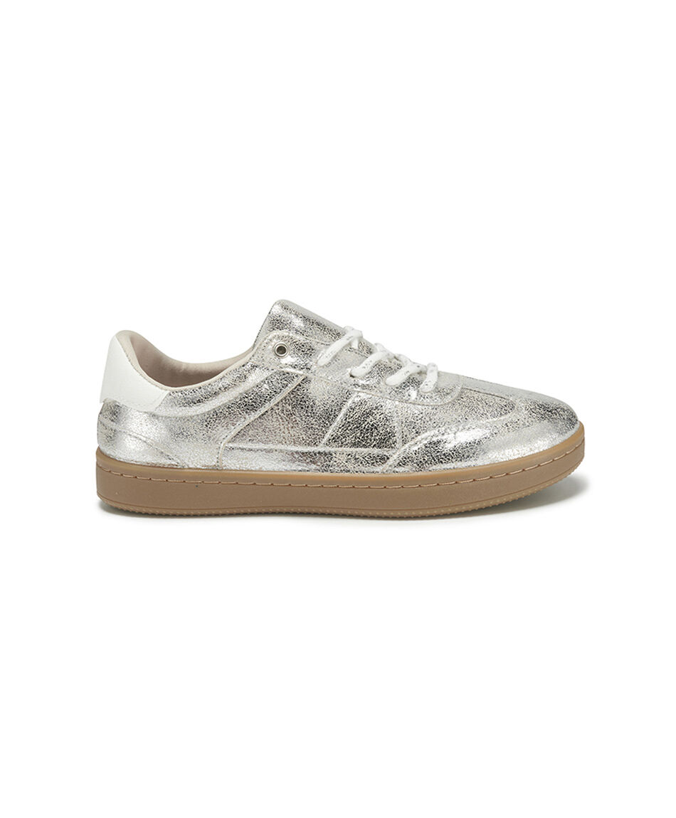 Zapatilla mujer vintage silver