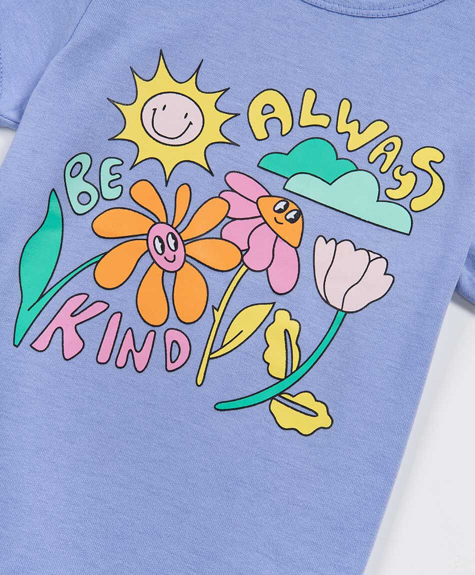 Remera beb&eacute; flores sol