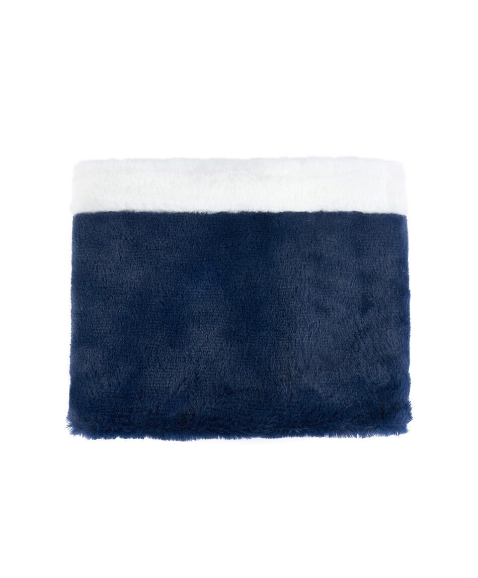 Cuello infanil forrado bicolor