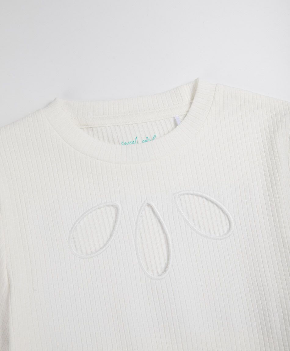 Remera ni&ntilde;a dise&ntilde;o calado