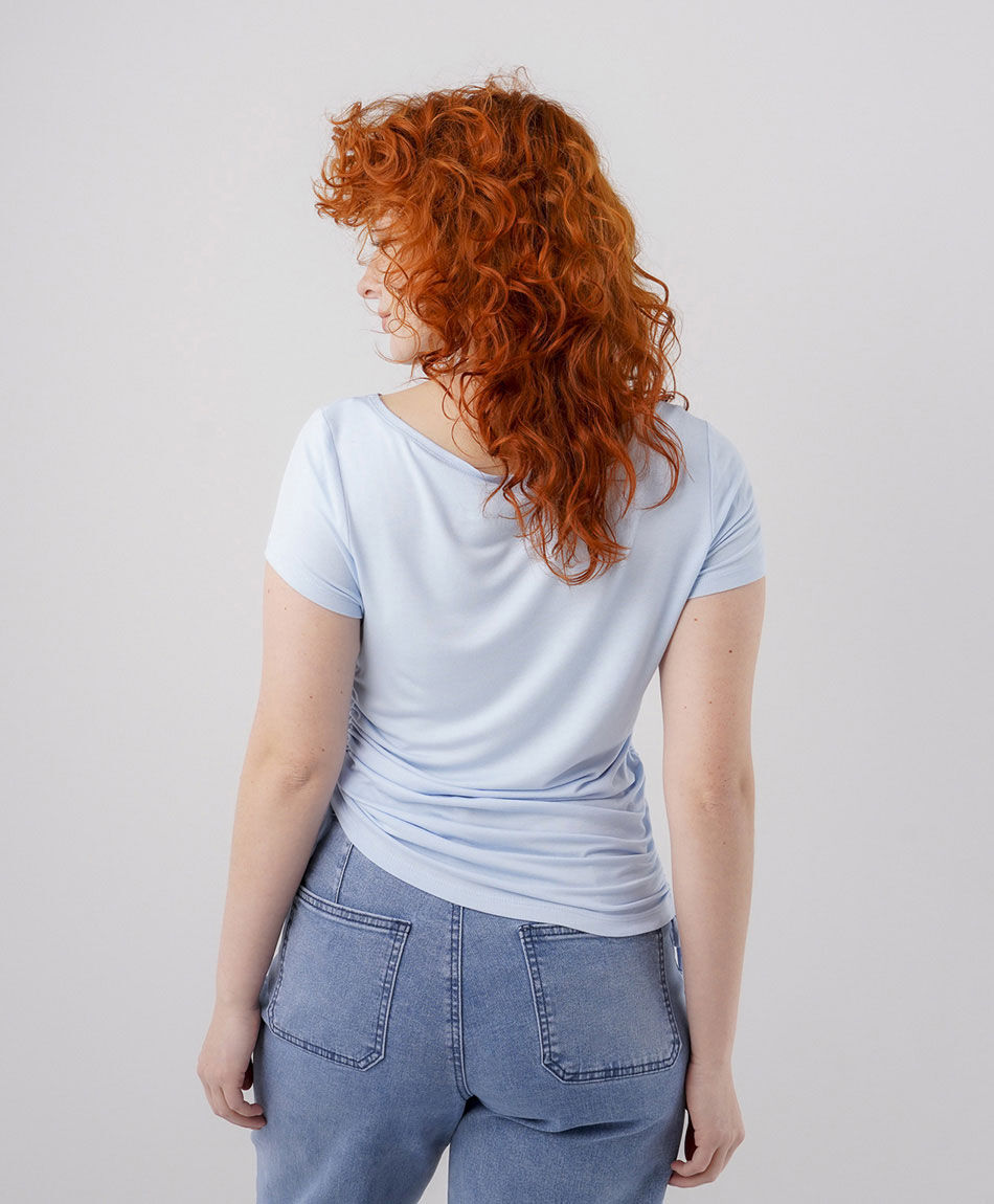 Remera mujer lazo lateral