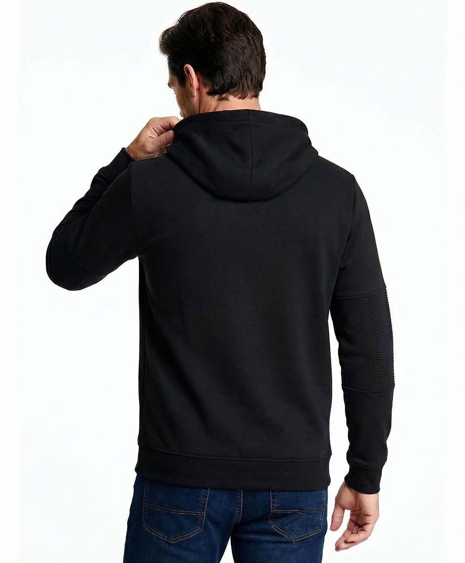 Poler&oacute;n hombre print relieve