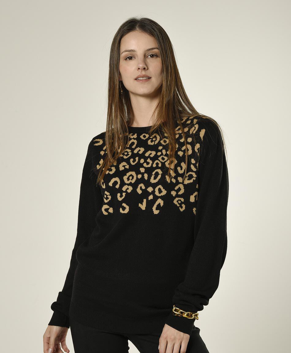 Sweater leopardo