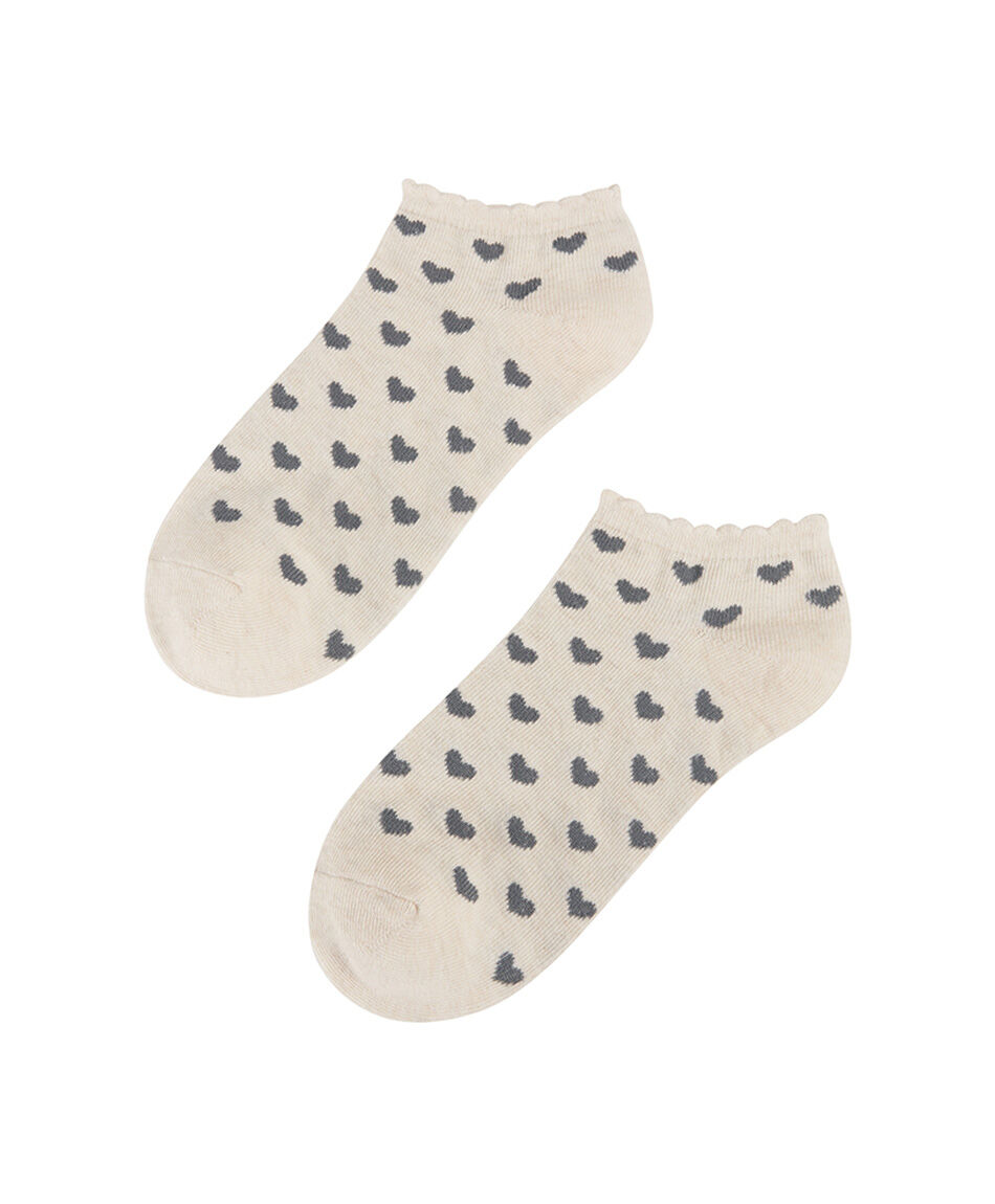 Pack 5 medias mujer corazones