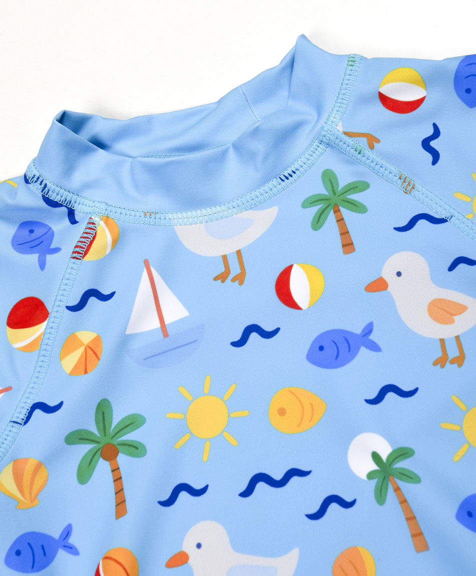 Remera para agua beb&eacute; playa