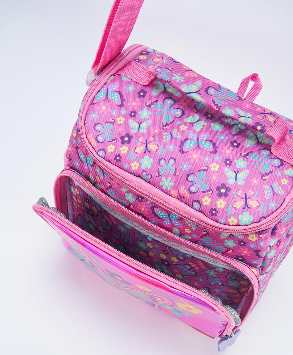 Lonchera escolar mariposa