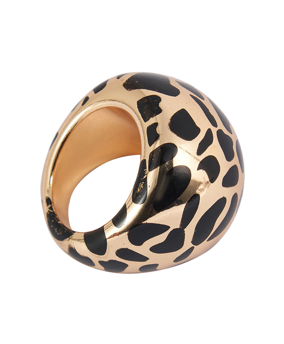 Anillo mujer animal print
