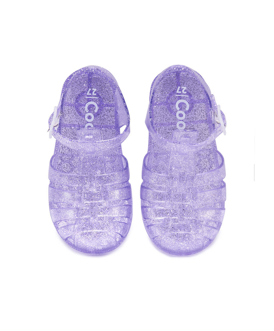 Sandalia infantil (24 a 29) glitter