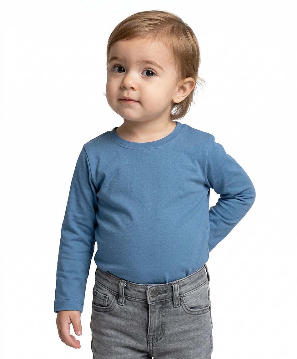 Remera beb&eacute; b&aacute;sica manga larga