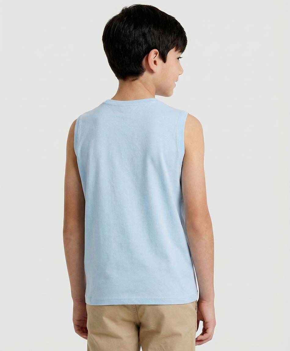 Polera ni&ntilde;o be cool sin mangas