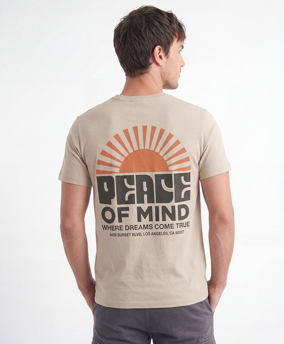 Remera hombre peace of mind