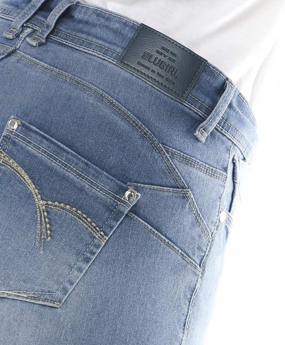 Jeans mujer desgastado skinny fit