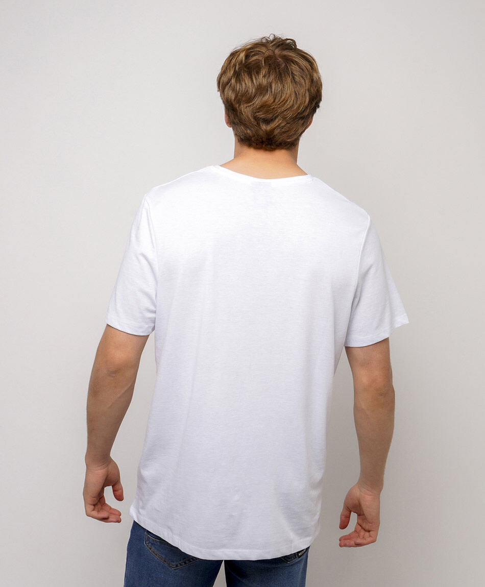 Remera hombre manga corta estampada enjoy