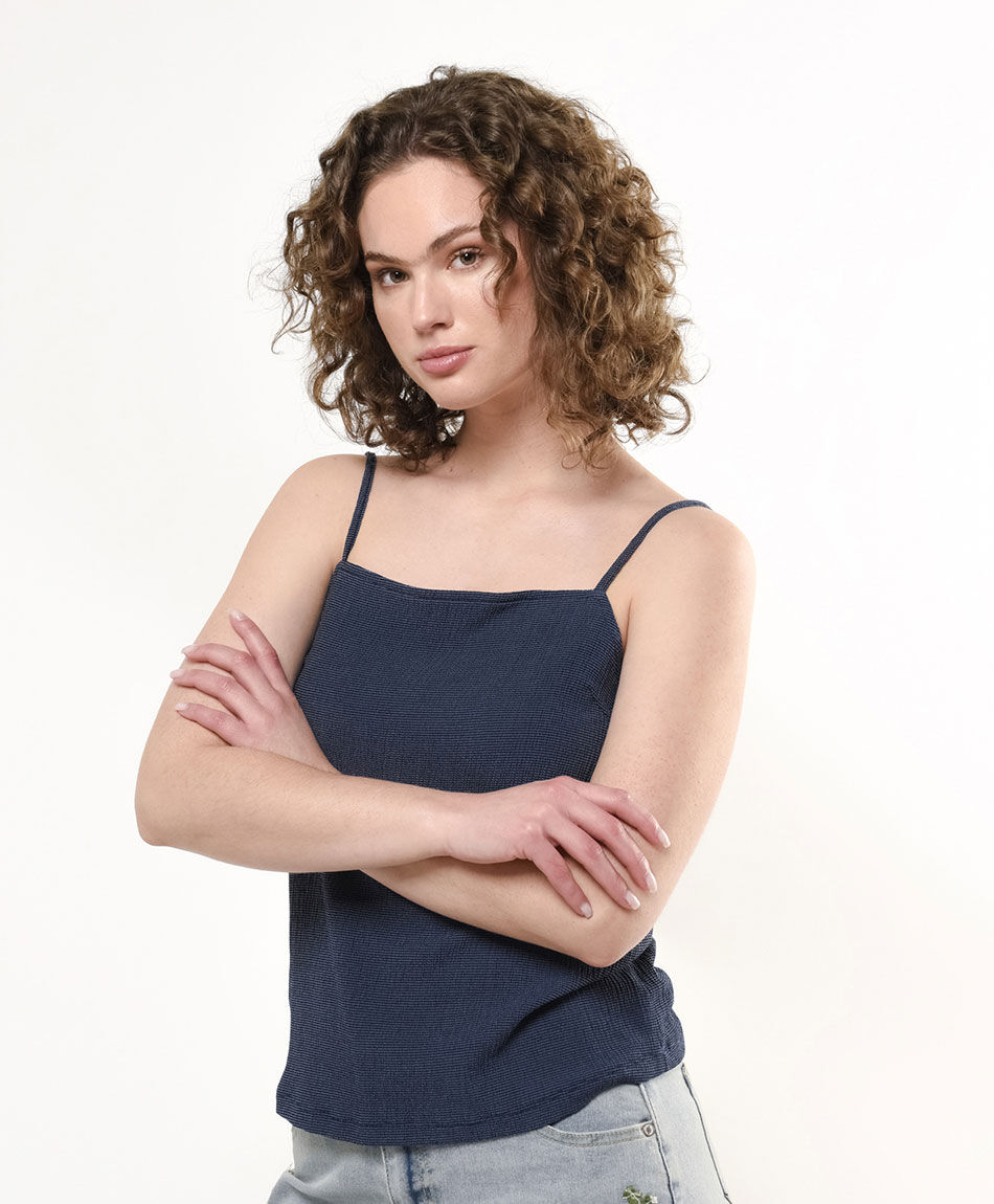 Camisa mujer top textura