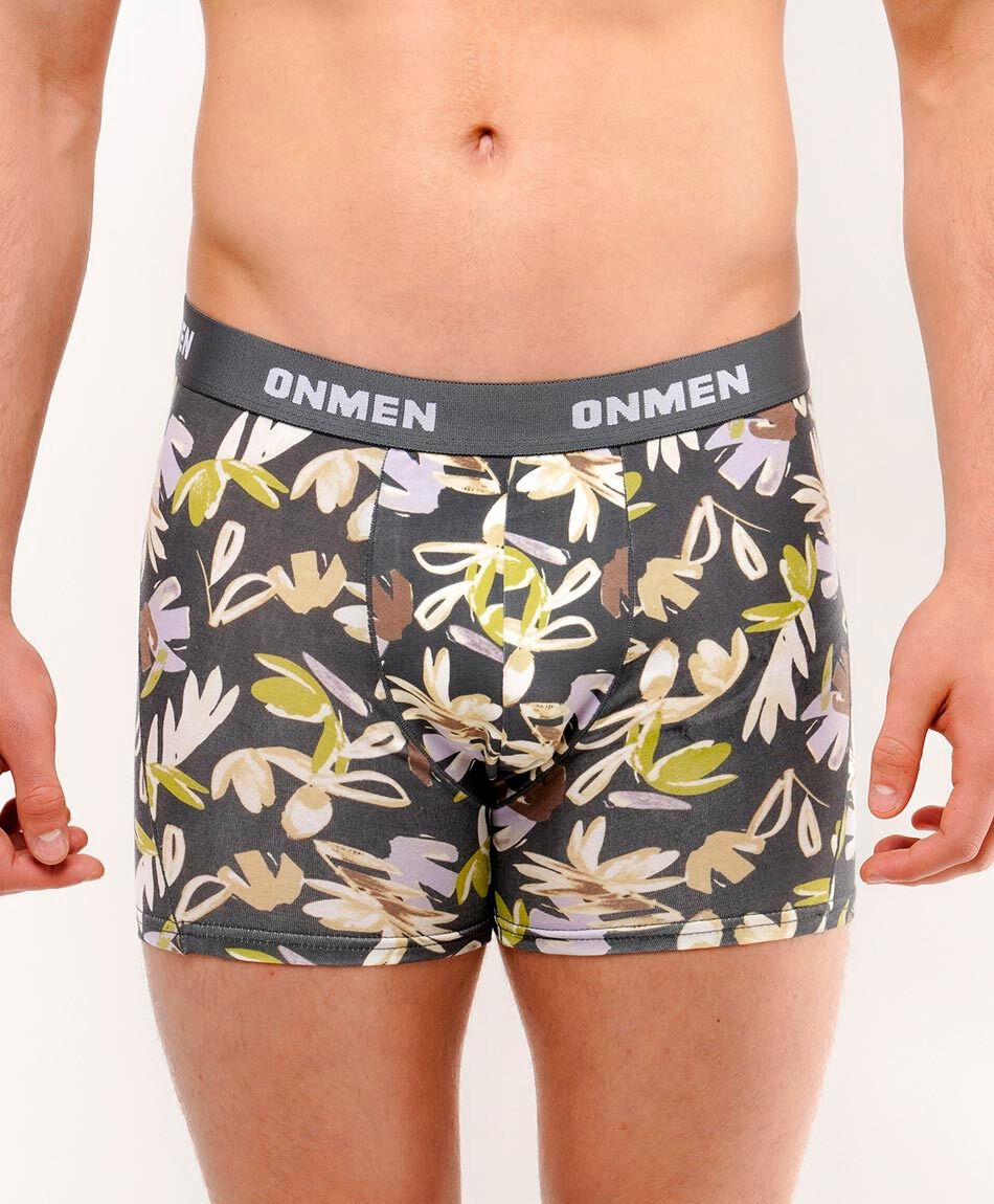 Pack 2 boxer hombre hojas