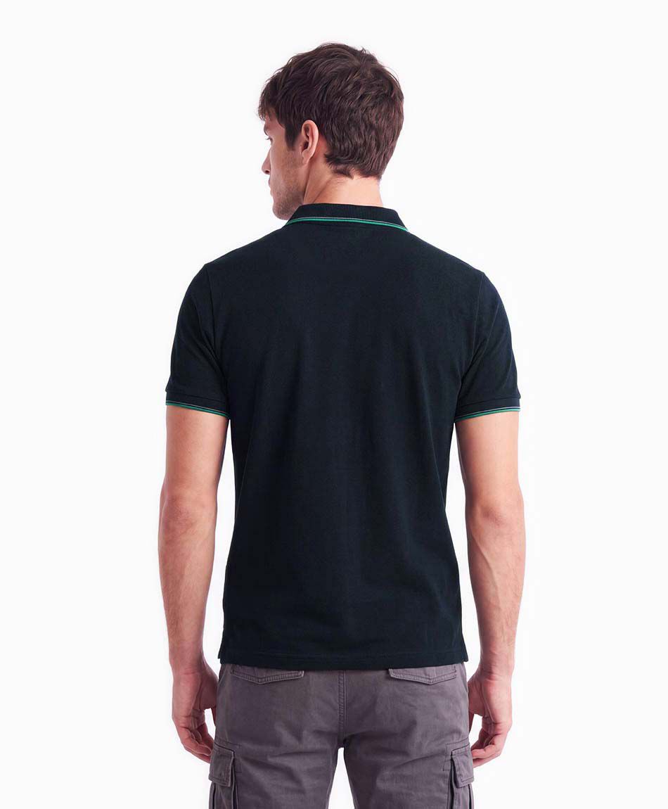 Remera hombre cuello pique