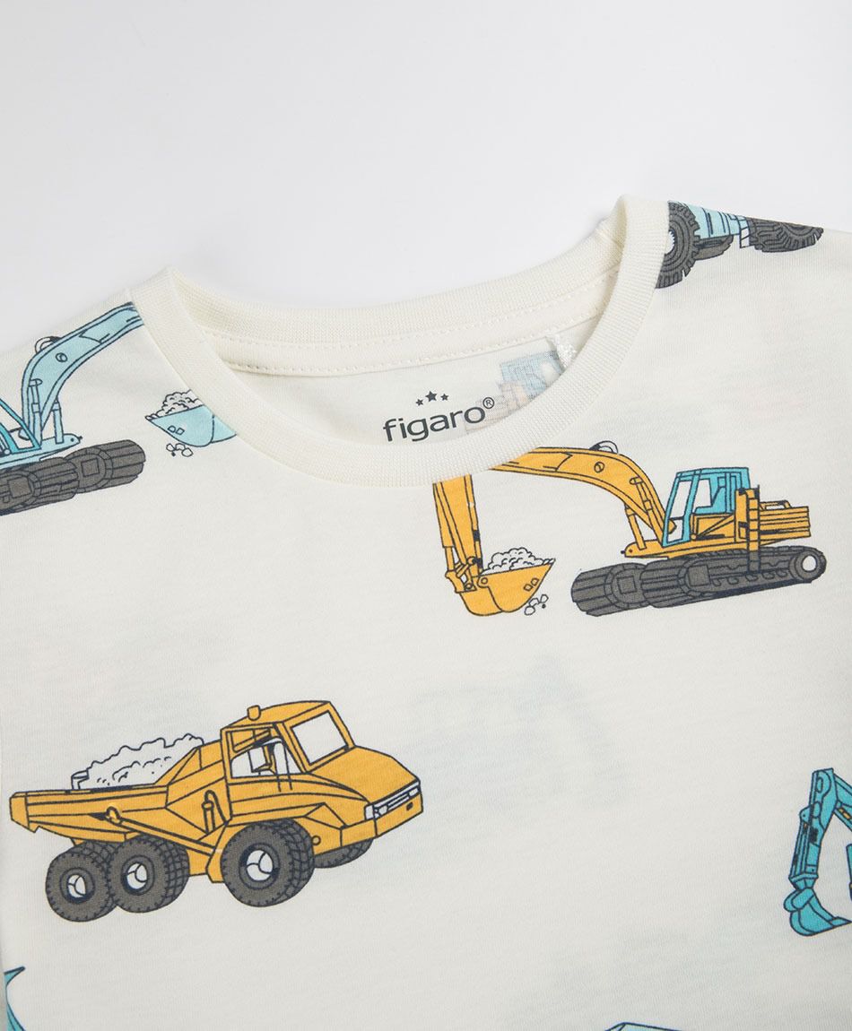 Remera beb&eacute; autos construcci&oacute;n