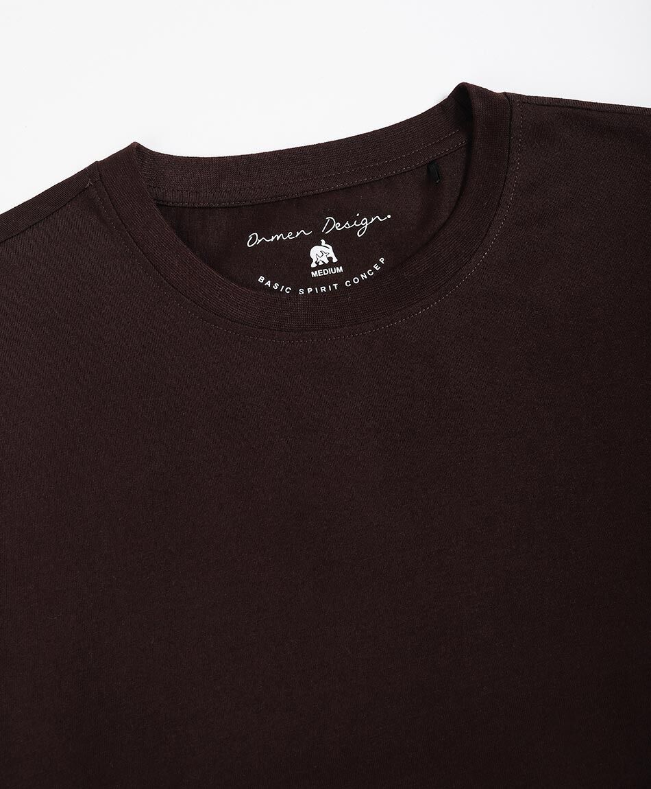 Remera hombre manga larga burdeo
