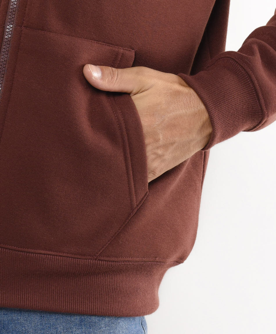 Buzo hombre cierre entero bolsillos