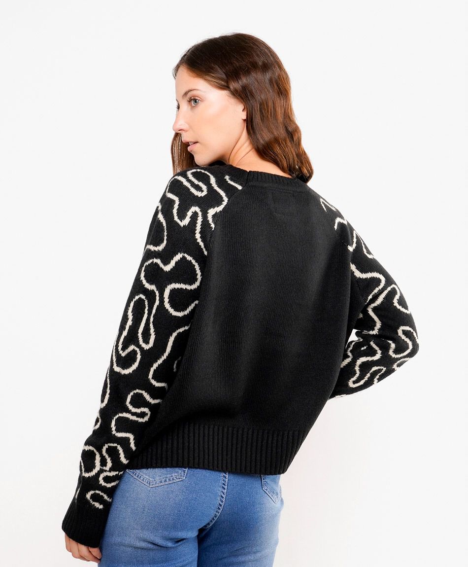 Sweater mujer ondas