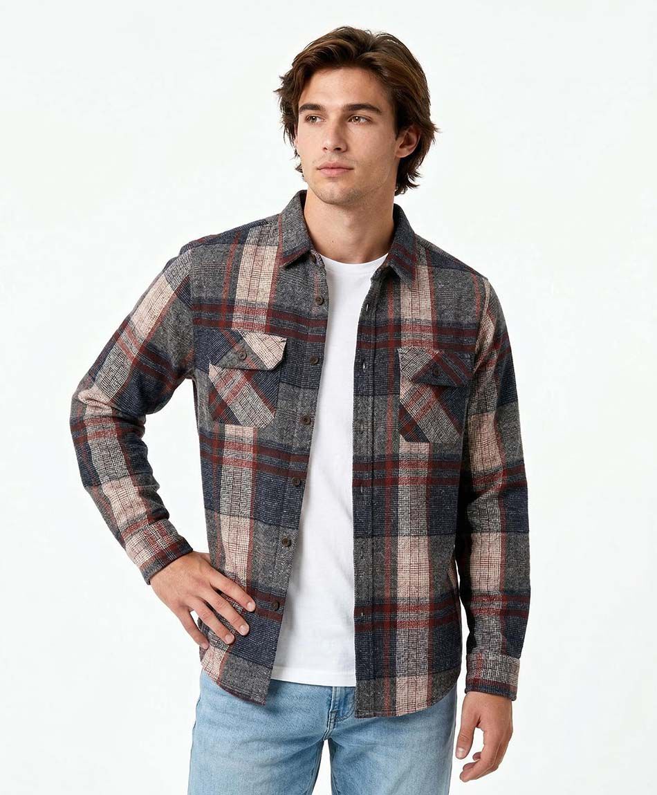 Campera hombre le&ntilde;adora bolsillos