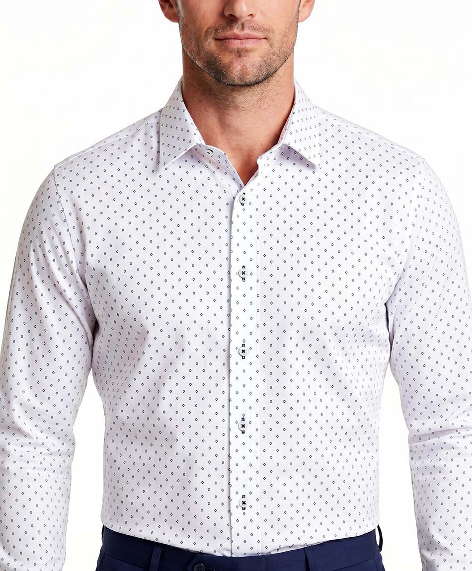Camisa hombre manga larga dise&ntilde;o flecha