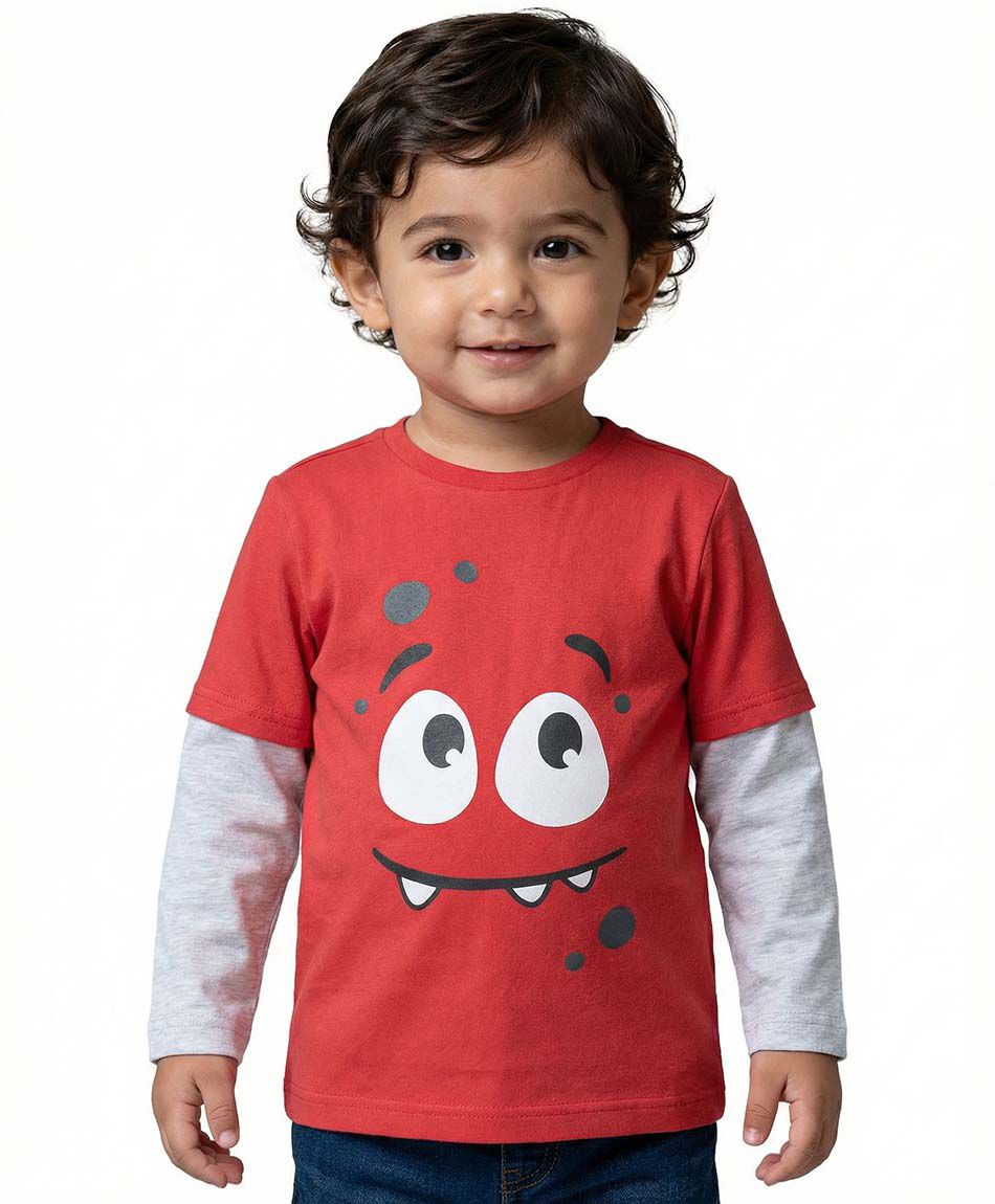 Remera beb&eacute; estampado feliz