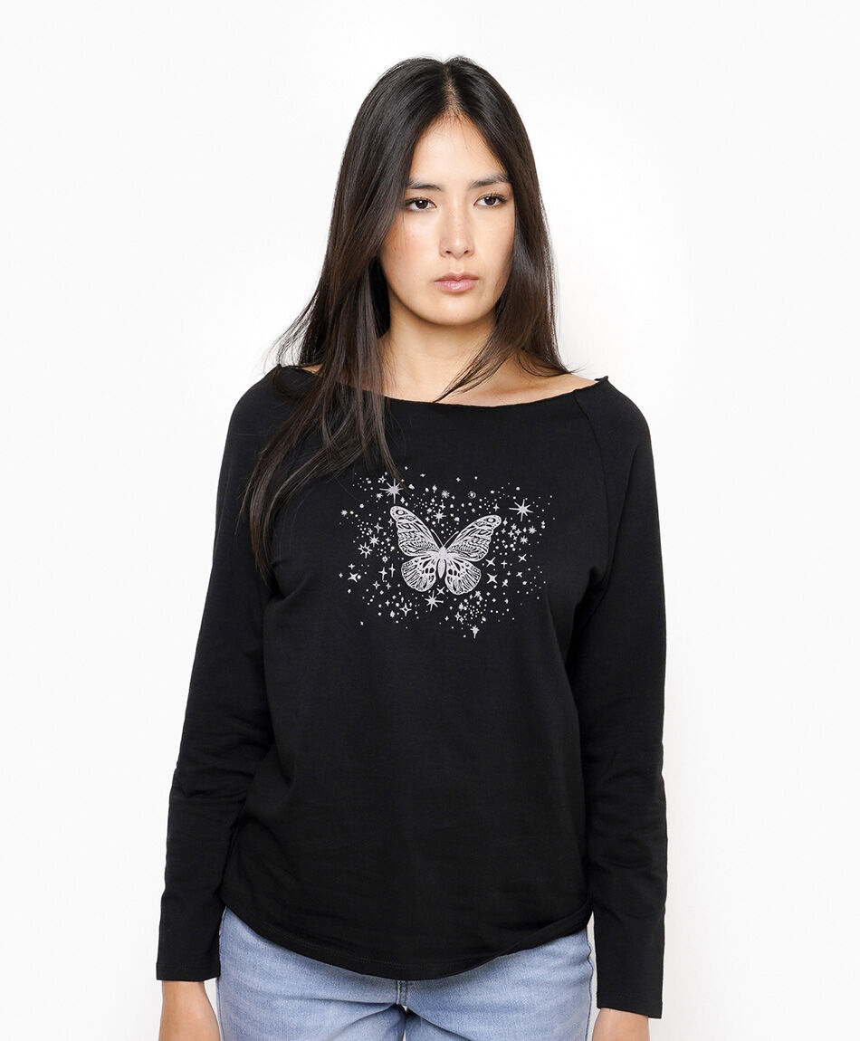 Remera mujer butterfly