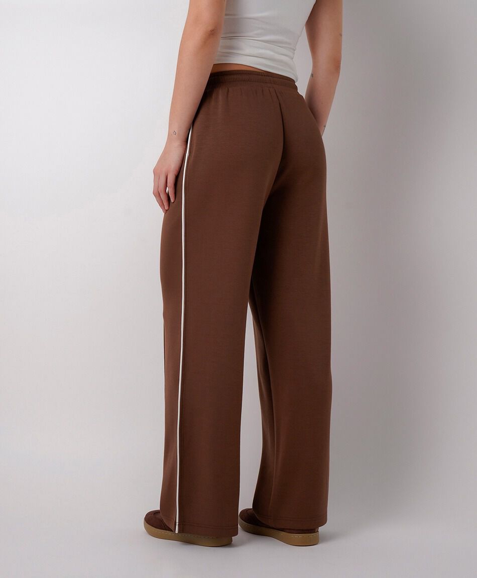 Pantal&oacute;n mujer pipping chocolate