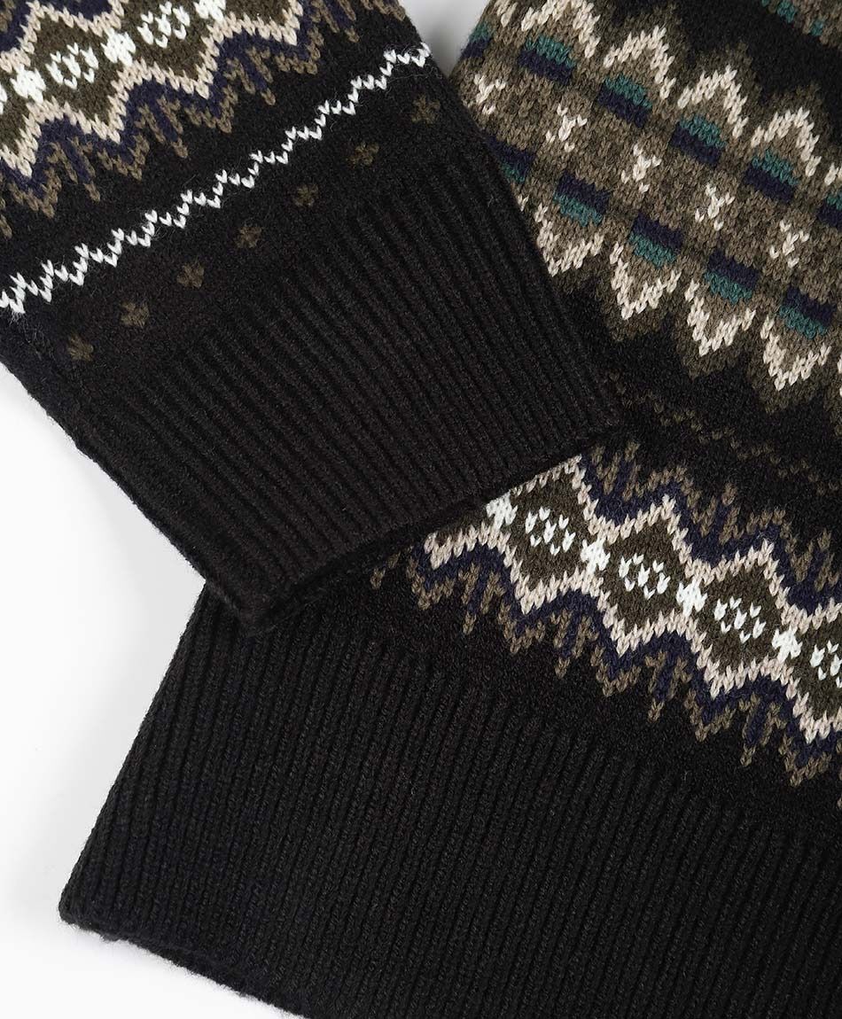 Sweater hombre ajuste c&oacute;modo caf&eacute;