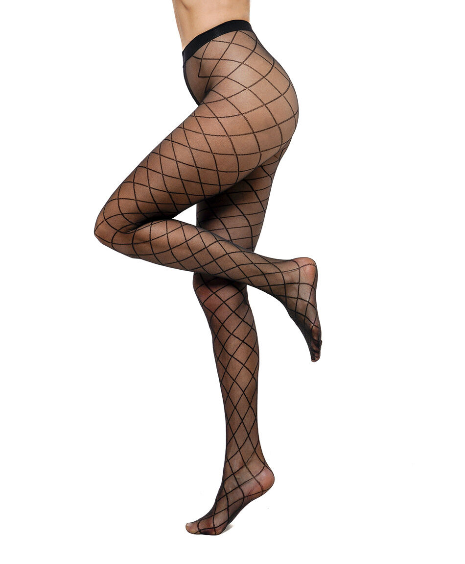 Pantis mujer rombos&nbsp;90 denier