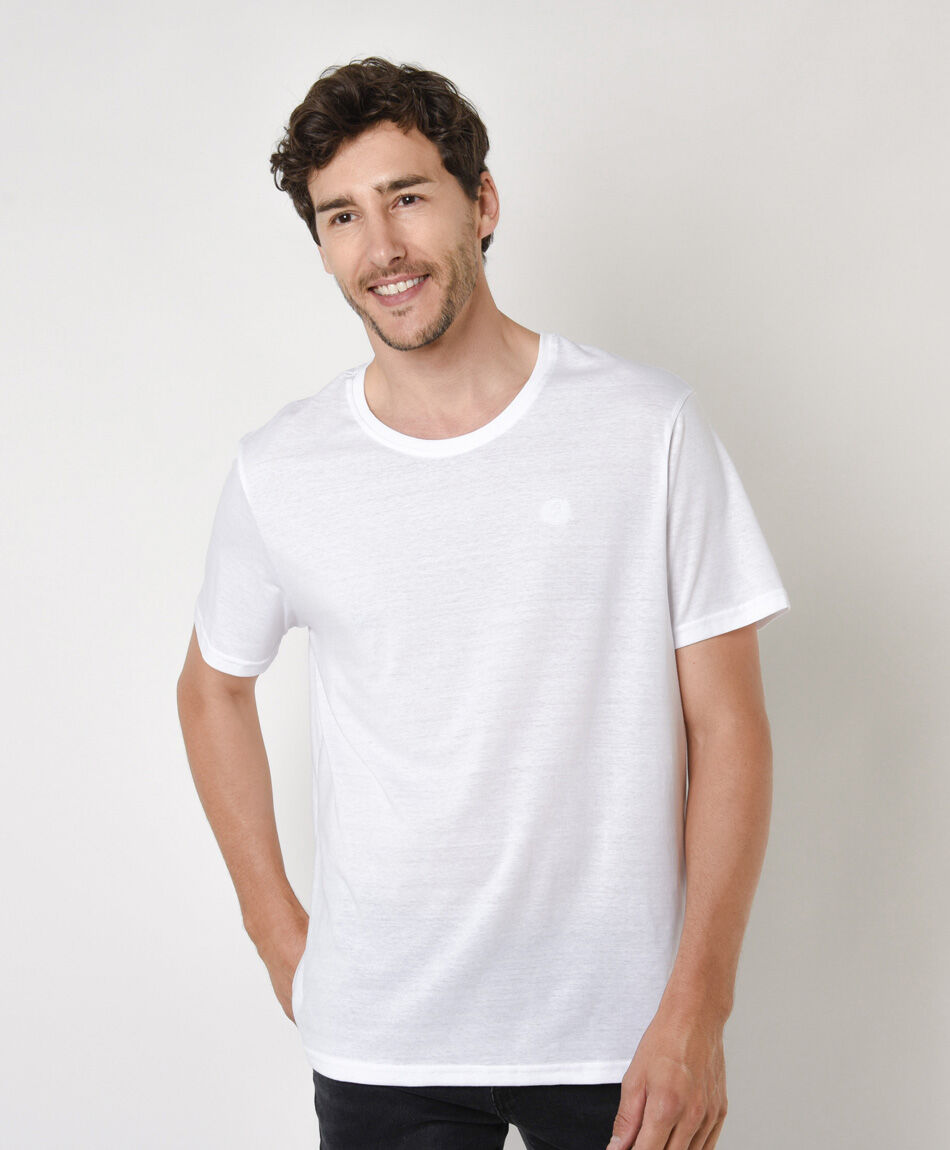 Remera hombre b&aacute;sica lisa