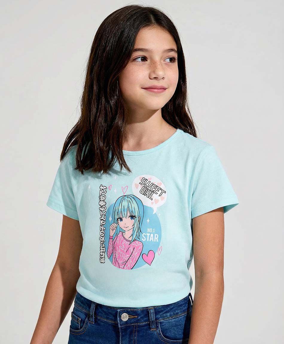 Remera ni&ntilde;a dibujo