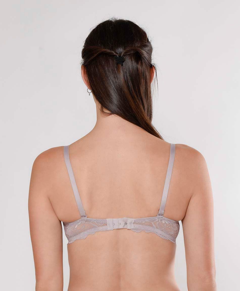Corpi&ntilde;o mujer encaje floral strapless