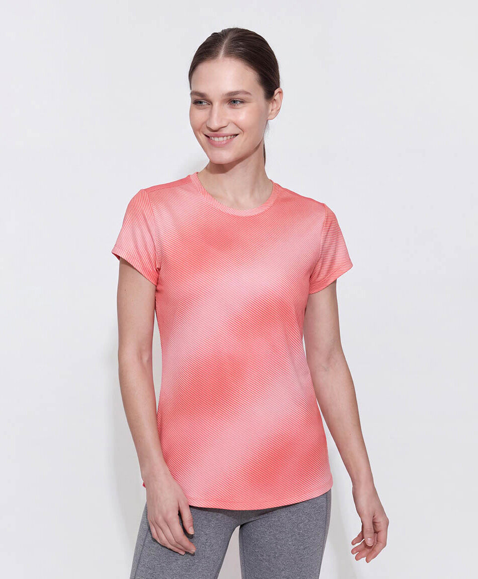 Remera deportiva mujer dise&ntilde;o mix
