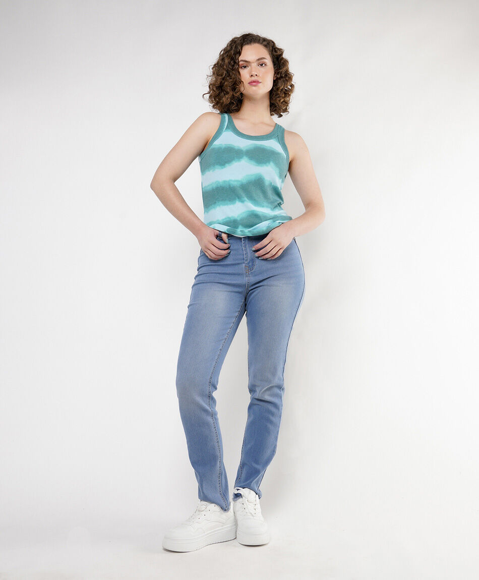 Jeans mujer claro skinny fit