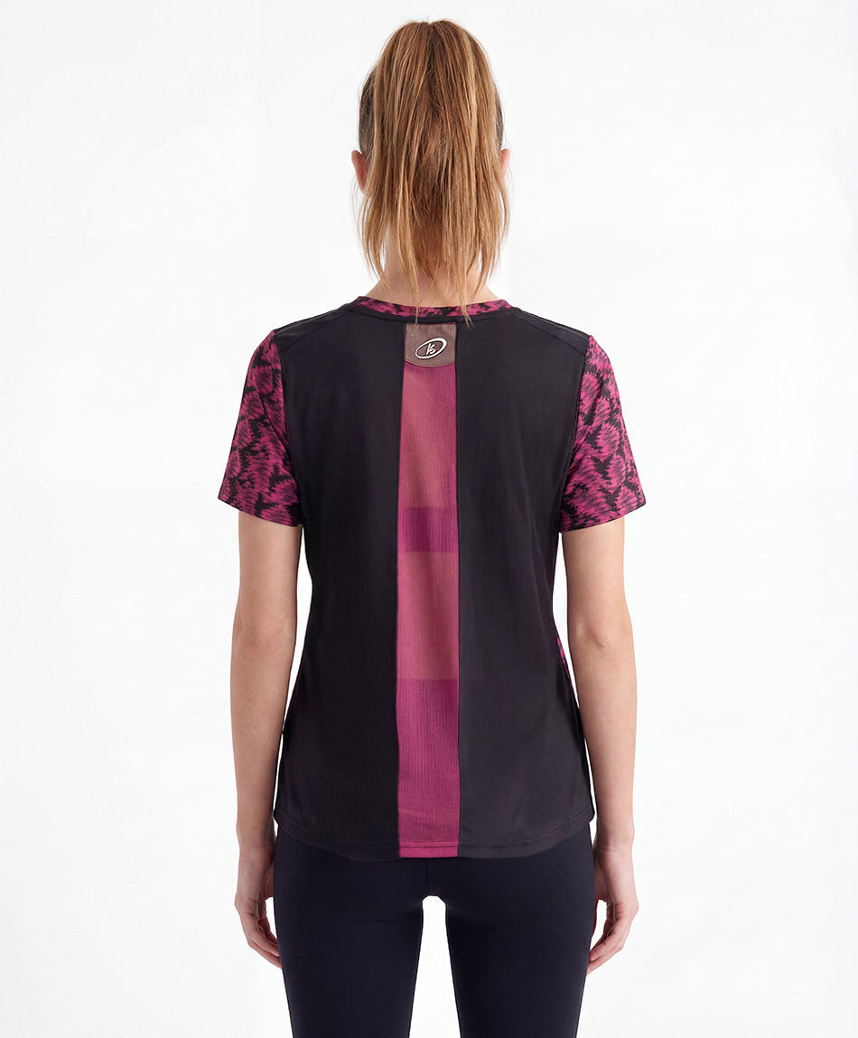 Remera deportiva mujer print frontal
