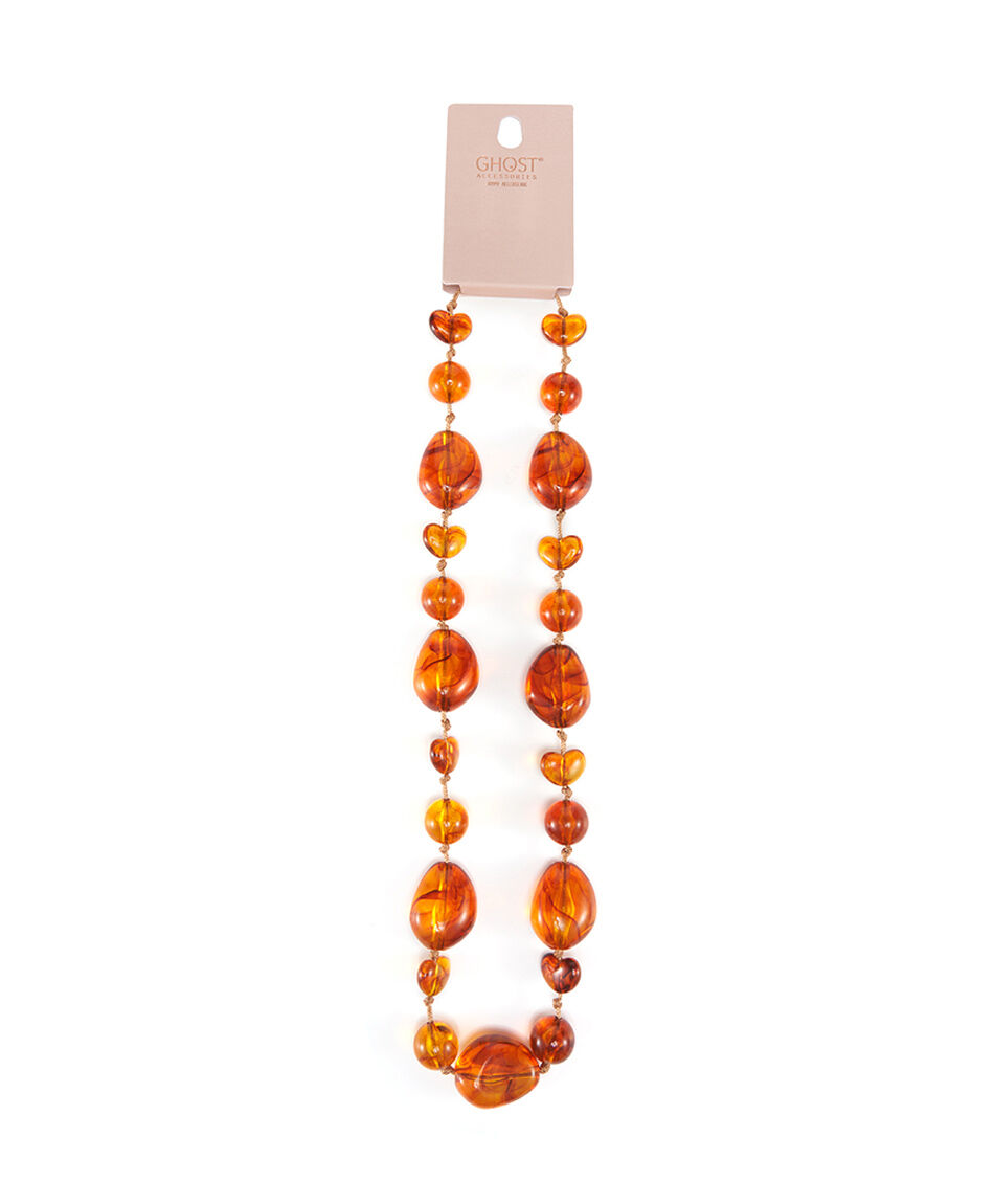 Collar mujer piedras &aacute;mbar