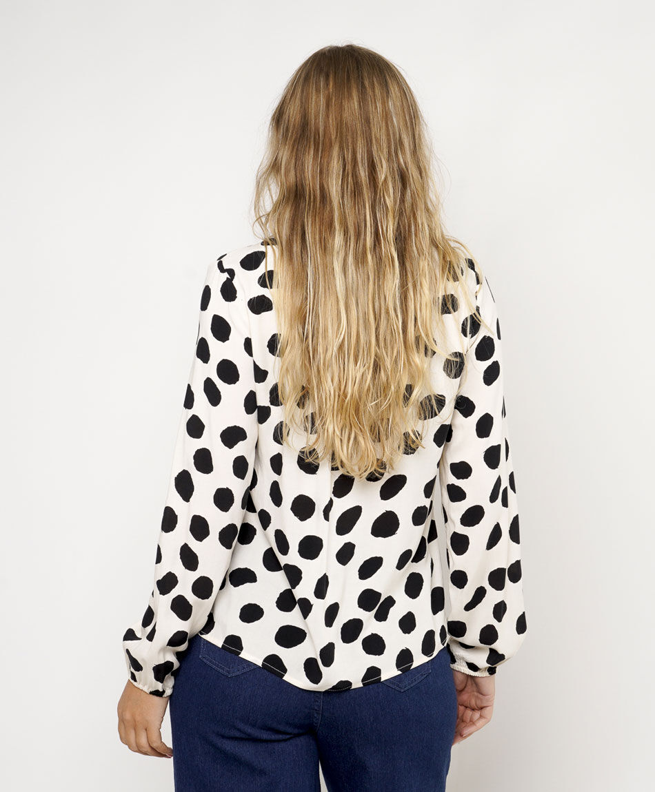 Camisa mujer lunares
