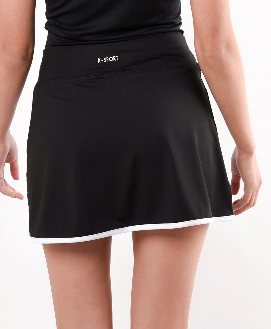 Pollera deportiva mujer short piping