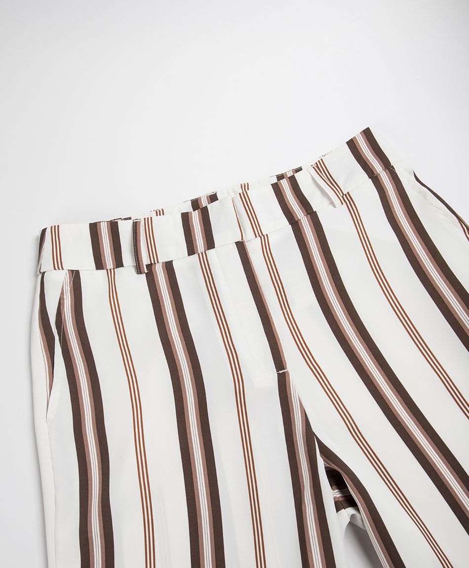 Pantal&oacute;n mujer print rayas