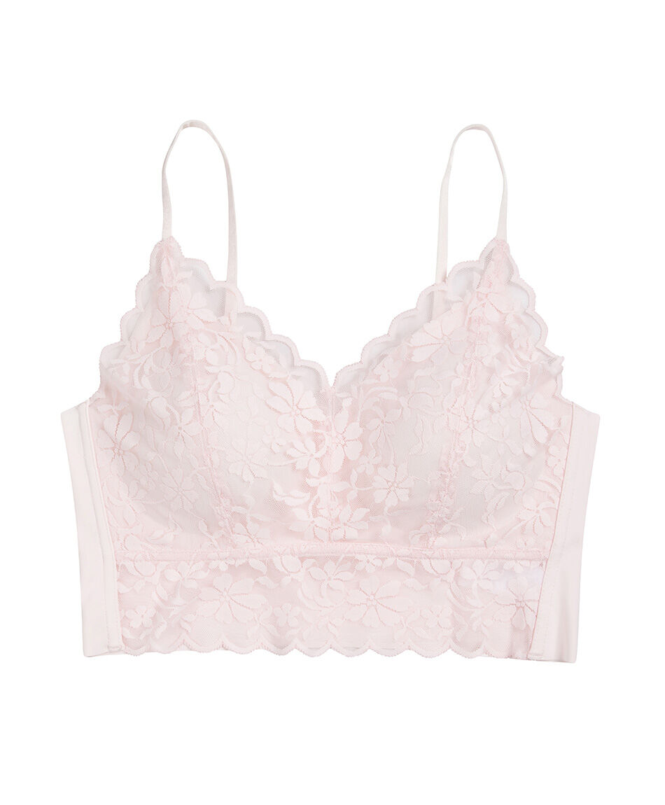 Bralette mujer seamless encaje